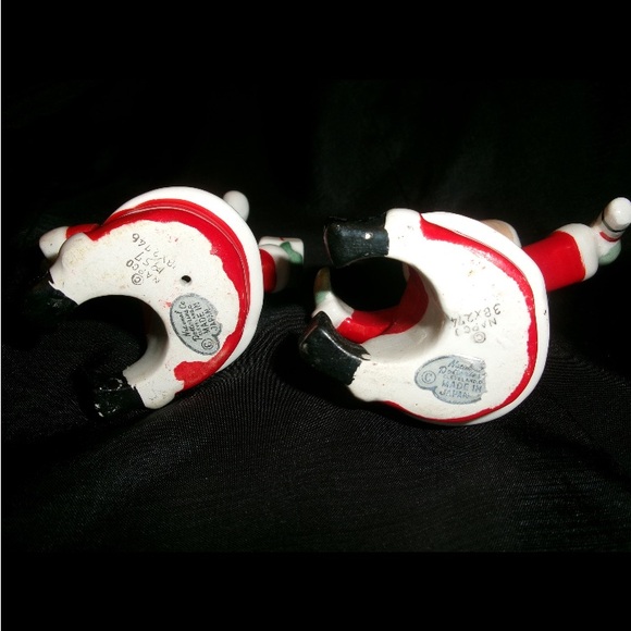 RARE! Vintage 1957’s NAPCO Japan Kitsch Santa’s candle climber  figurines! - Picture 11 of 16